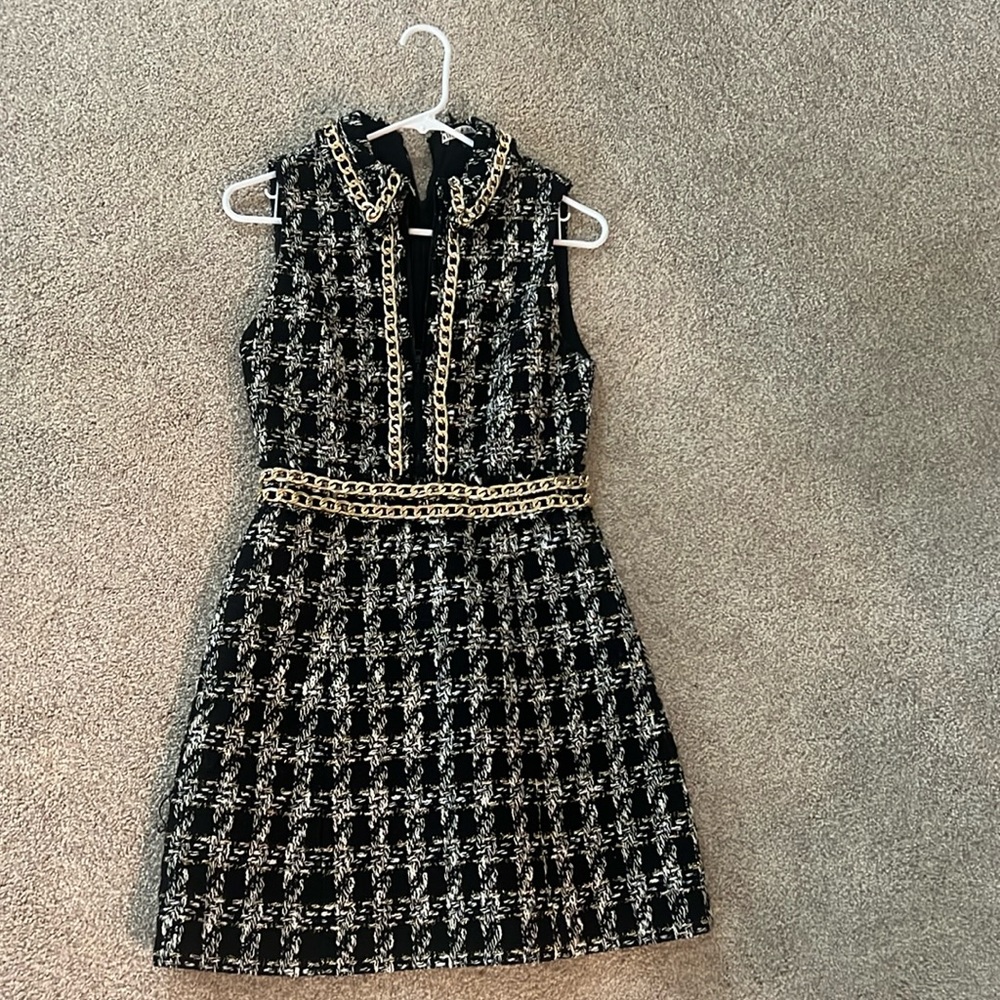 Alice and Olivia tweed dress worn once